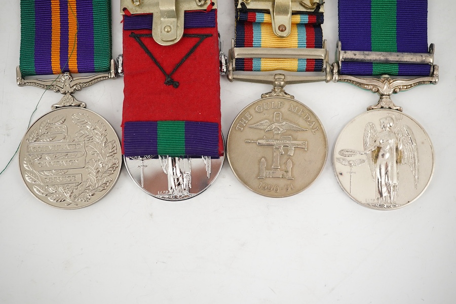 Four ERII military medals